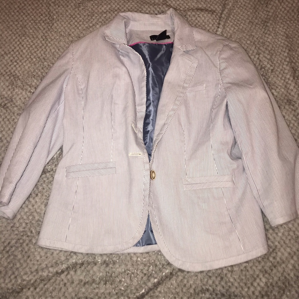 Pinstriped blazer